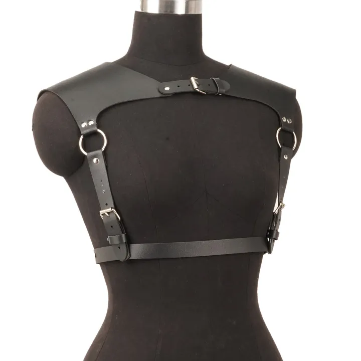 Women%20Fashion%20Belt%20PU%20Leather%20Body%20Shoulder%20Armor%20Chest%20HarnessSword%20Belt%20Shoulder%20Strap%20Harness%20Women%20Clothing%20Open%20Cage%20Bra%20-%20Image%202