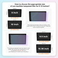 Car Accessories Tempered Glass Protector Film for Android 9'' 10'' Universal Multimedia Radio Player Touch Screen Resist Film. 