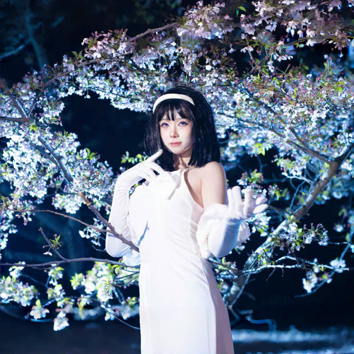 Sua%20Cosplay%20Costume%20Wig%20Anime%20Alien%20Stage%20Cosplay%20Costume%20Microphone%20White%20Dress%20Earrings%20Short%20Black%20Wig%20Sua%20Cosplay%20Clothing%20-%20Image%203