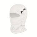 3pcs/2pcs/1pc English Letter Print Men's and Women's Balaclava Single Hole Full Face Neck Protection Mask Suitable for Outdoor.