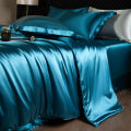 100% Mulberry Silk King Bedding Sets Duvet Cover with Pillowcase Comfortable Bed Sets Linen Sheet Silky Bed Cover Sets.