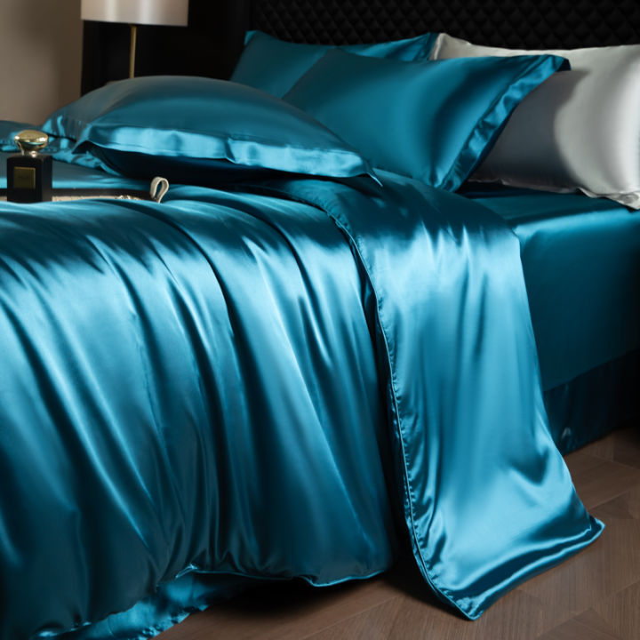 100%25%20Mulberry%20Silk%20King%20Bedding%20Sets%20Duvet%20Cover%20with%20Pillowcase%20Comfortable%20Bed%20Sets%20Linen%20Sheet%20Silky%20Bed%20Cover%20Sets%20-%20Image%206