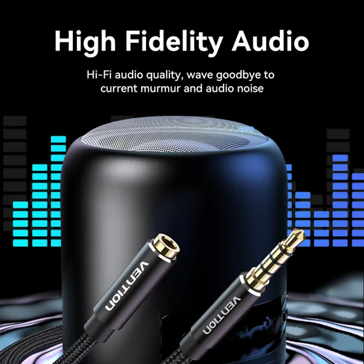 Vention%203.5mm%20Jack%20Audio%20Extension%20Cable%20for%20Car%20PC%20TV%20Laptop%20Switch%20Male%20to%20Female%20Stereo%203.5%20Headphone%20Aux%20Extend%20Adapter%20Cord%20-%20Image%202