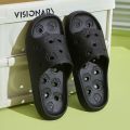 Hollow Out Bathroom Slippers Women Hole Quick Drying Anti Slip Shower Slides Woman Summer Super Light Soft EVA Home Slippers.