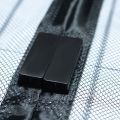 Heavy-Duty Magnetic Mesh Curtain Black Or White Magnetic Closure Mosquito Net Nine-Button for Balcony Patio Screen Door.
