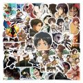 50Pcs Attack on Titan Stickers DIY Stickers Scrapbooking Phone Luggage Skateboard Waterproof Decals.