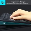 USB Wired Mini Keyboard, Slim Ergonomic Keyboard Small Compact Simple Wired Business Keyboard for Laptop and Desktop Computer, Plug and Play Small USB Keyboard. 