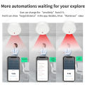 ZigBee WiFi MmWave Human Presence Motion Sensor Radar Detector With Luminance/Distance Detection Tuya Smart Life Home Automation. 