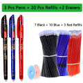 25 Pcs/set Kawaii Erasable pens Gel Pen sketch Writing Stationery for Notebook school supplies pen cute kids pens pencil. 
