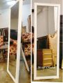 Full size white mirror with adjustable stand , TikTok mirror. 