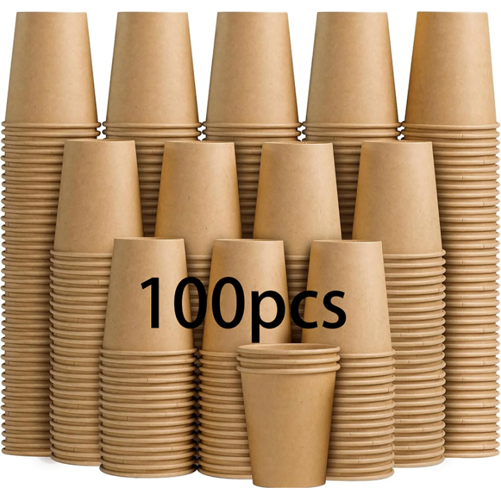 8%20oz%20Kraft%20Paper%20Cups%20Disposable%20Paper%20Coffee%20Cups%20Hot/Cold%20Drinking%20Cup%20for%20Water%20Coffee%20Juice%20Unbleached%20Cups%20for%20Party%20Picnic%20-%20Image%206