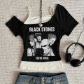 Y2k Nana Osaki Graphic T Shirts Casual Harajuku Streetwear Japanese Clothes Fashion Rock Punk Sleeveless Tanks & Camis Coquette.