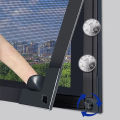 Magnetic Window Mosquito Net DIY Mesh Tulle Invisible Screen Curtain Customize Anti Insect Fly Flies Net, Lock Buckle.
