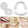 Teeth Braces Snap On Smile Veneers | Transparent Veneer Teeth Cover | Artificial & Fake Teeth Braces for Gap, Overbite, Girls | Snap On Teeth Upper & Lower | Invisible Silicone Dental Veneer in Pakistan. 