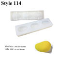 3D Mango Design Silicone Cake Molds Party Pastry Bakeware Fruit Mousse Cake Mould Kitchen Food Grade Dessert Baking Tools. 