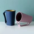 1pcs Simple Nordic-Style Lovers Wash Cup Student Dormitory Gargle Cup Home Use. 