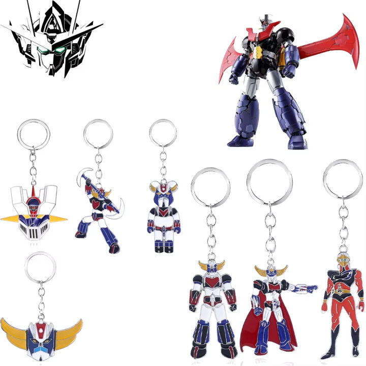 Anime Mazinger Z Keychain UFO Robot Grendizer Logo Key Chain for Men ...