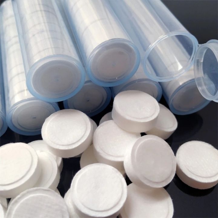 1 Tube, 10 Capsules Compressed Towels, Disposable Mini Face Towels, Travel & Outdoor Portable Tube, Space-saving,Quick Expand