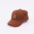 Baby Kids Cute Bear Embroidery Baseball Cap 47-49cm 1-3 Years Spring Summer Children Hat Korean Style Travel Ears Cap. 