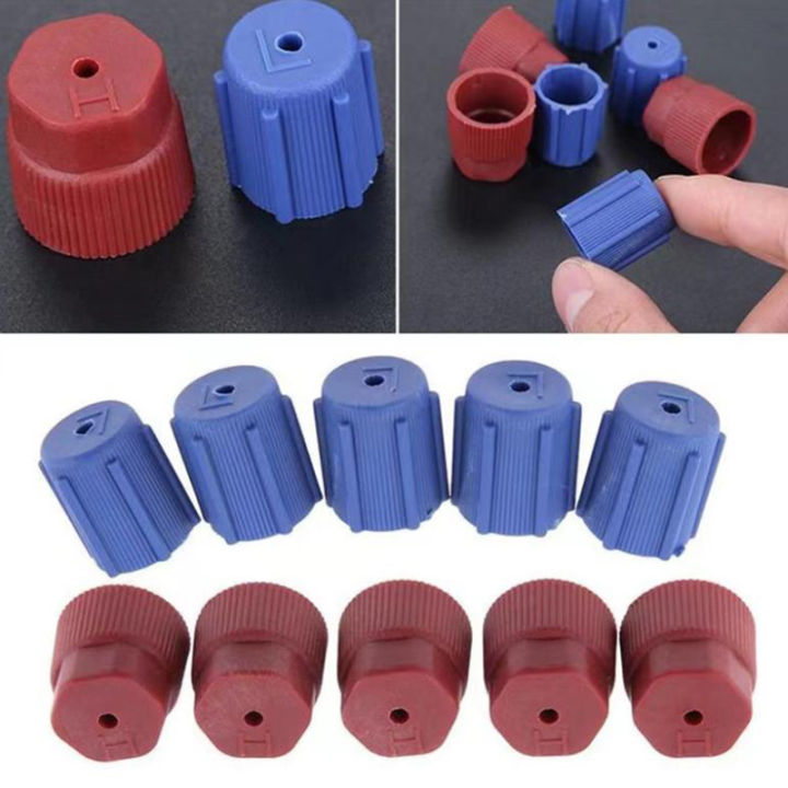 Car%20AC%20Charging%20Port%20Cap%20Kit%2010Pcs%20-%20R134a%2013mm/16mm%20Seal%20Covers%20for%20High%20&%20Low%20Pressure%20Side,%20Anti-Dust%20System%20Protection%20-%20Image%203