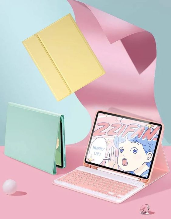 Color%20Keyboard%20for%20Samsung%20Galaxy%20Tab%20A8%2010.5%20inch%202022%20(SM-X200/X205/X207)%20Keyboard%20Case%20Cute%20Detachable%20Removable%20Wireless%20Bluetooth%20Keyboard%20Cover%20(Pink)%20-%20Image%202