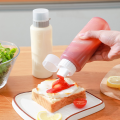 350Ml 5 Holes Condiment Squeeze Bottle Kitchen Ketchup Mustard Bottle Clear Mayonnaise Honey Dispenser Sauce Storage Container. 
