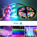 DC5V WS2812B RGB LED Strip Light SMD5050 30/60Leds/m Smart Addressable Pixel LED Lights Flexible LED Tape Ribbon for Decoration. 
