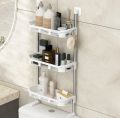 3 Tier Shelf Above The Toilet Tank Toilet Rack Mukti-Functional Storage Rack. 