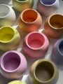 Round shape vase (Plantable decorative vase) Home and living room decorative.