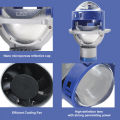 CAMOTO 3.0 Inch Bi Led Projector Lens Halo Lights For H4 H7 Matrix Headlights High Low Beam LED Auto Lamps Kits Retrofit. 
