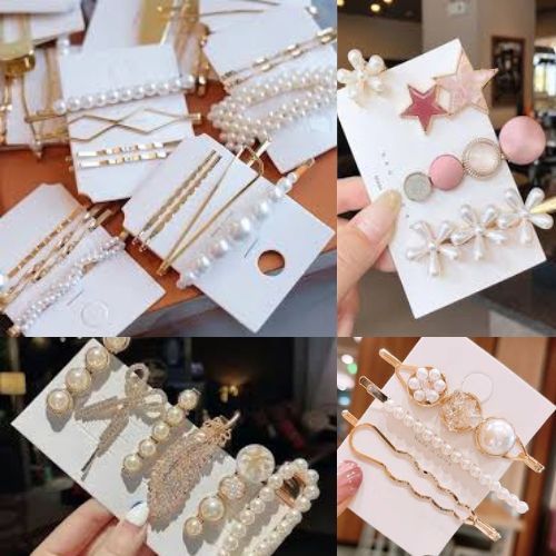 pack of 4 small korean clips, random 4 small korean chips, imported korean hair clips pack of four. Korean hair accessories,

K-beauty hair clips,

Trendy Korean hairpins,

Cute Korean hair barrettes

Stylish, K-fashion hair clips,
Korean hair adornments