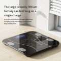 1Pcs USB Smart Body Fat Scale Rechargeable Digital Electronic Precise Weighing Balance With App 13 Metrics For Home Bathroom Gym.