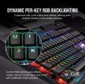 CORSAIR - K70 RGB MK.2 LOW PROFILE RAPID-FIRE Full-size Wired Mechanical Cherry MX LOW PROFILE Speed Switch Gaming Keyboard - Black. 