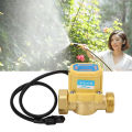 Automatic Water Pressure Booster Pump Switch G3/4 to G3/4 Brass Electronic Water Flow Controller Switch Shortage Protection. 