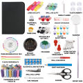 Complete Sewing Kit with Threads Needles Scissors Tape Measure Buttons Portable Travel DIY Embroidery Handwork Sewing Tool Set.