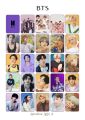 BTS photo sticker sheet. 