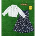 beautiful frock with jacket. 