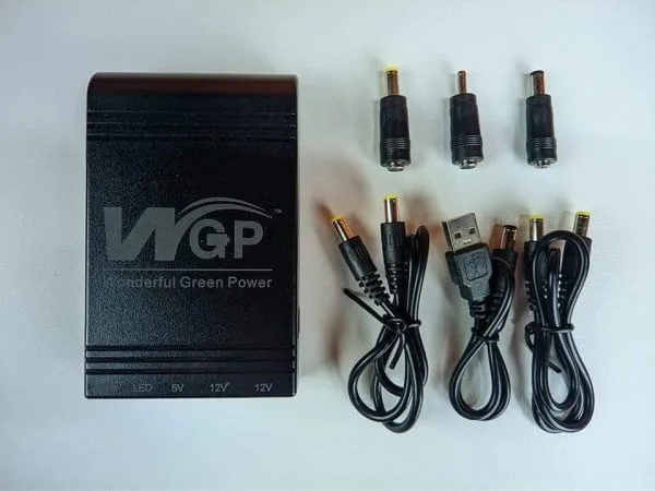 wgp Mini UPS 5/9/12V upgraded Original(10,400mAh) (2 years replacement  warranty)