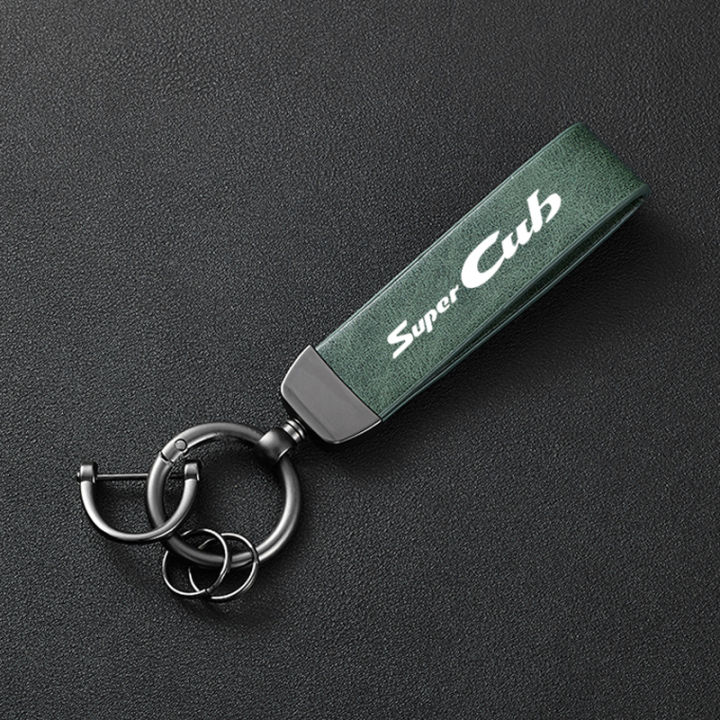 For%20Honda%20Super%20CUB%20C70%2090%20110%20C125%20Accessories%20High-Grade%20Leather%20Motorcycle%20Keychain%20Holder%20Keyring%20-%20Image%205