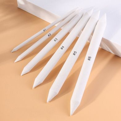 6 PCS Blending Stumps and Tortillions, Sketch Drawing Tools, Paper Art Blenders for Student Sketch Drawing