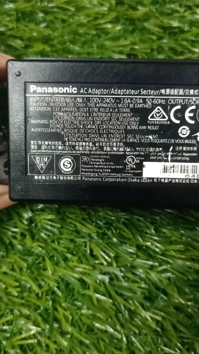 Panasonic Laptop Charger 16V 4.06A 65W AC Adapter – Moti Pin ...