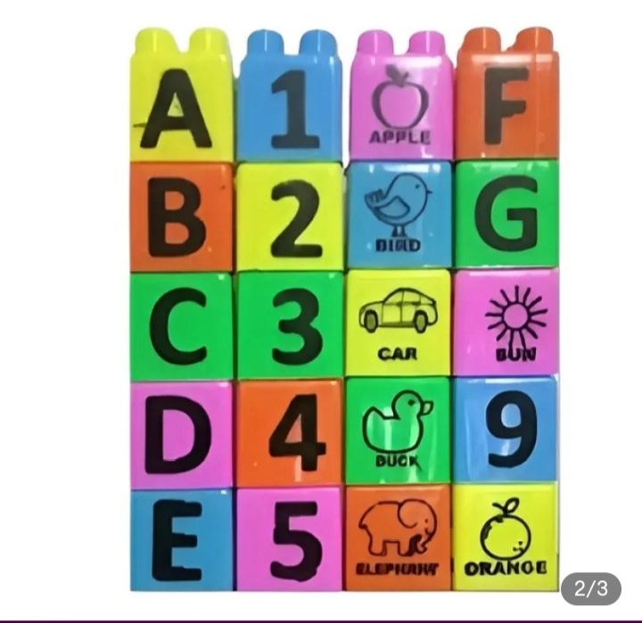 L Abc Blocks Educational blocks for kids l Blocks with A,B,C,...& 1,2,3,... l Blocks ...