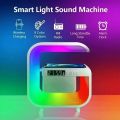 Wireless Charger Station Desk Lamp Night Light Alarm Clock Bluetooth Speaker For iPhone Samsung Xiaomi Fast Charging Stand Pad. 