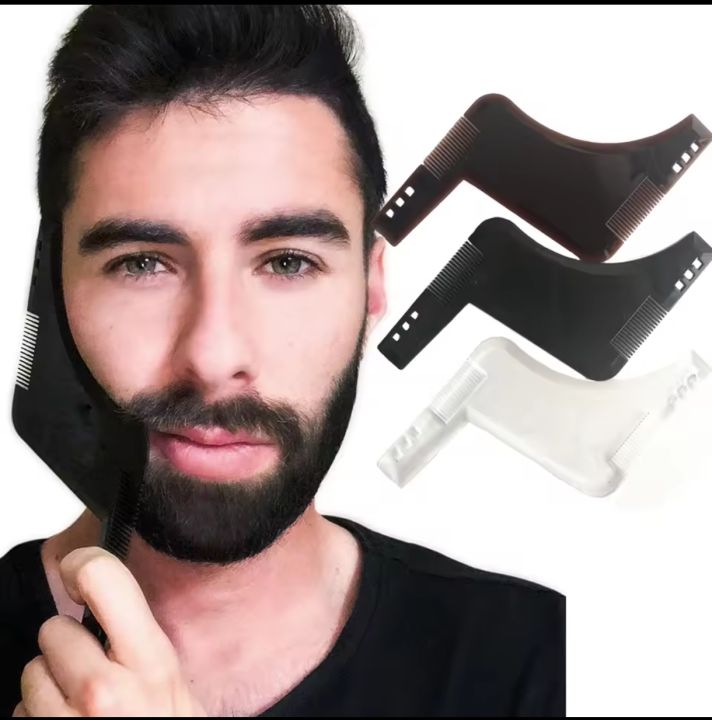 Beard Comb Kit - Beard Shaping and Styling Template - Beard Contour Shaving Accessory - Beard Trimming and Fixing Tool for Men