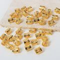 50pcs Metal Hollow Out Hair Ring Accessories,Beads Hair Braid Rings Clips Dread Locks Hair Braiding Metal Cuffs Decoration.