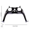 Chrome Black Glossy Chrome DIY Replacement Controller Shell for PS5 Custom Plates Cover Compatible Upgrade For PS5 Slim. 