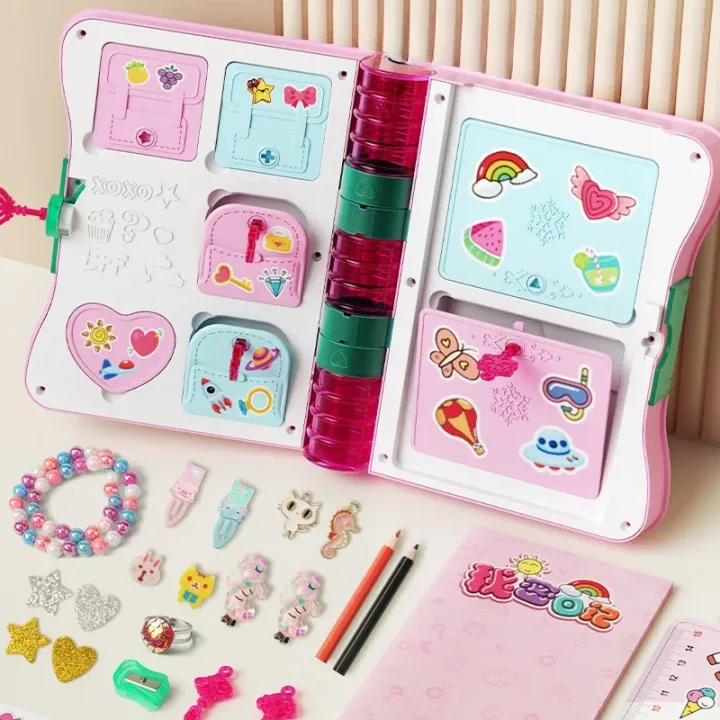 Jewelry%20Makeup%20Kit%20for%20Kids%20Magic%20Book%20%20DIY%20Handmade%20Rings%20Bracelets%20Pretend%20Play%20Princess%20Girl's%20Birthday%20Xmas%20%20-%20Image%205