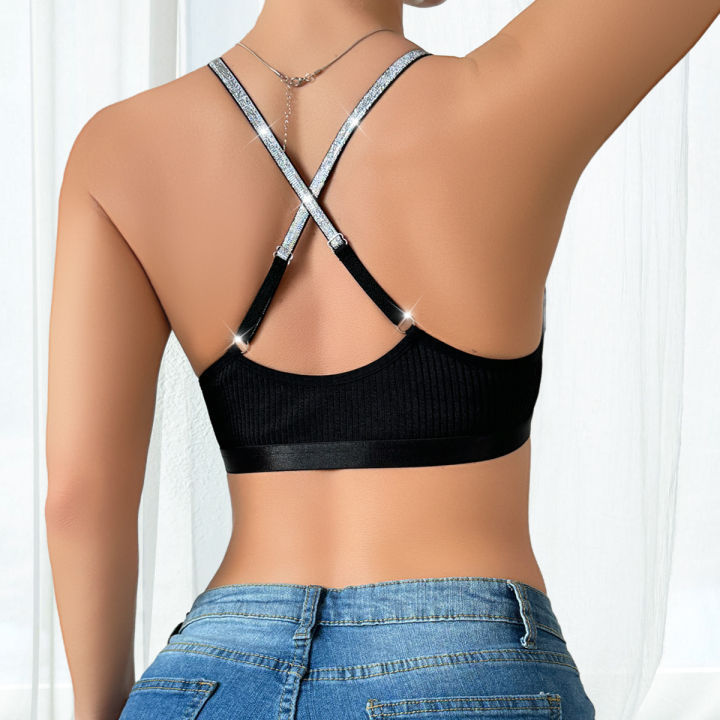 1pcs%20Ribbed%20Sexy%20Women's%20Bras%20Cross%20Shoulder%20Straps%20Sexy%20Lingerie%20Wire-Free%20Padless%20Bras%20Push%20Up%20Brassiere%20Fashion%20Underwear%20-%20Image%202