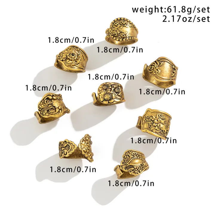 Ingemark%208Pcs%20Vintage%20Silver%20Color%20Adjustable%20Open%20Rings%20for%20Women%20Goth%20Carved%20Flower%20Metal%20Rings%20Engagement%20Wed%20Jewelry%20%20-%20Image%205