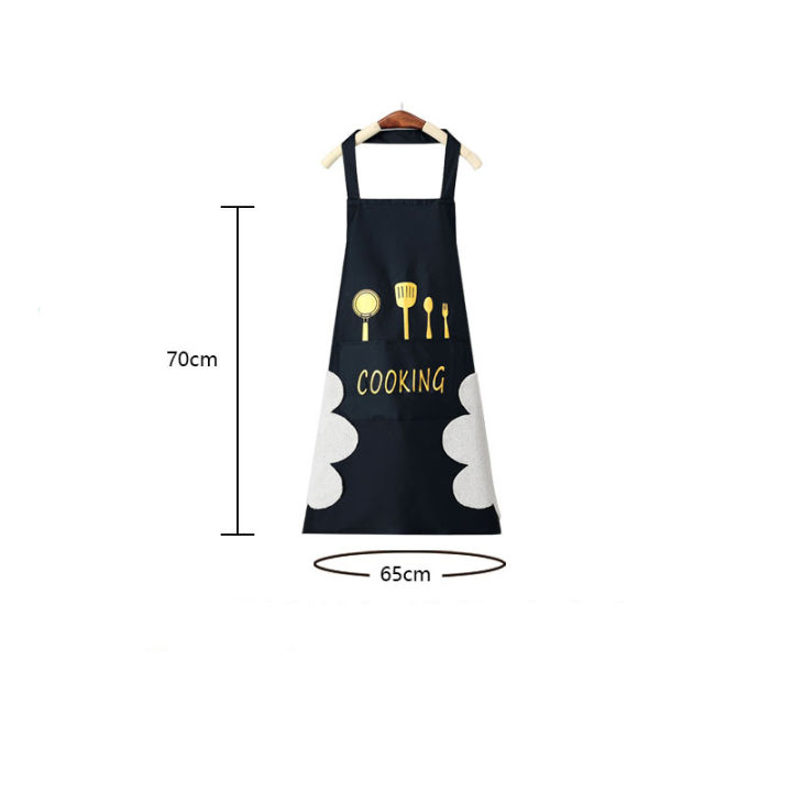 Apron%20Waterproof%20Oilproof%20Can%20Wipe%20Hands%20Kitchen%20Work%20Clothes%20Home%20Cooking%20Cleaning%20Men%20and%20Women%20Universal%20Sleeveless%20Apron%20-%20Image%206